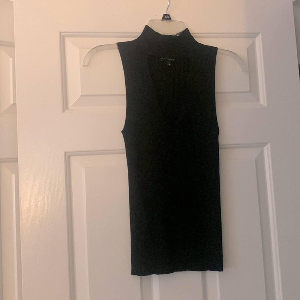 Express black cutout tank size XS